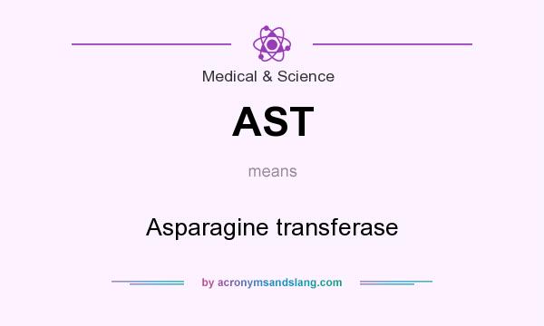 What does AST mean? It stands for Asparagine transferase