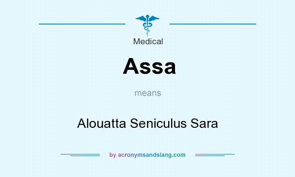 What does Assa mean? It stands for Alouatta Seniculus Sara