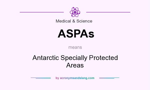 What does ASPAs mean? It stands for Antarctic Specially Protected Areas