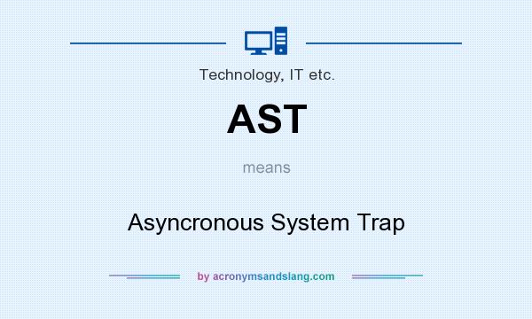 What does AST mean? It stands for Asyncronous System Trap