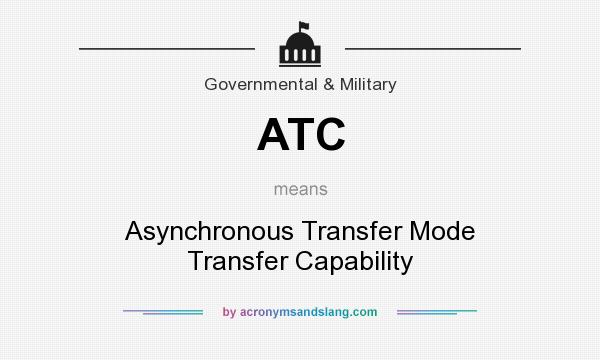 What does ATC mean? It stands for Asynchronous Transfer Mode Transfer Capability