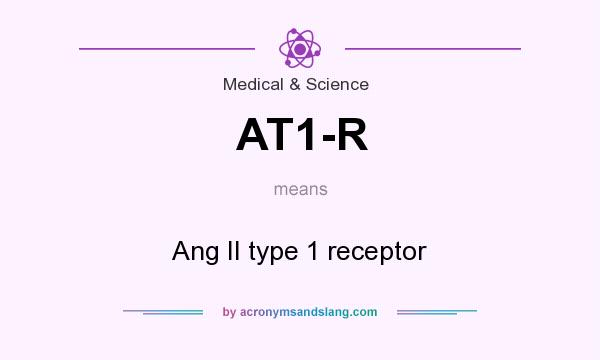 What does AT1-R mean? It stands for Ang II type 1 receptor