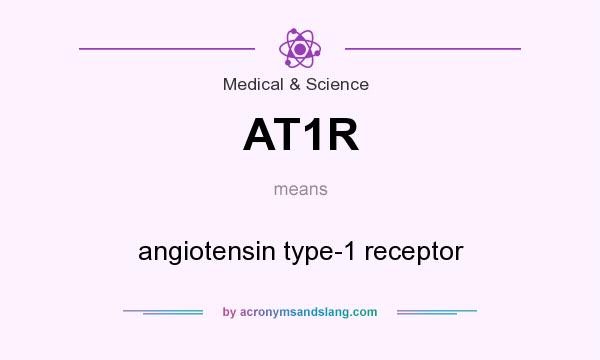 What does AT1R mean? It stands for angiotensin type-1 receptor