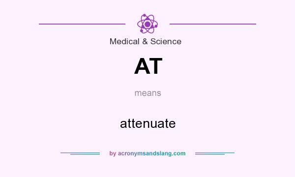 What does AT mean? It stands for attenuate