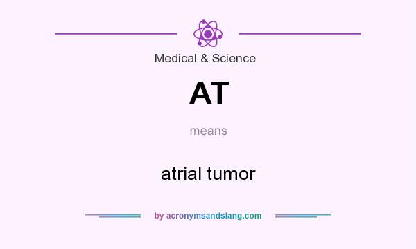 What does AT mean? It stands for atrial tumor