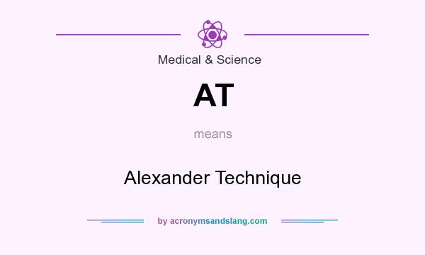 What does AT mean? It stands for Alexander Technique