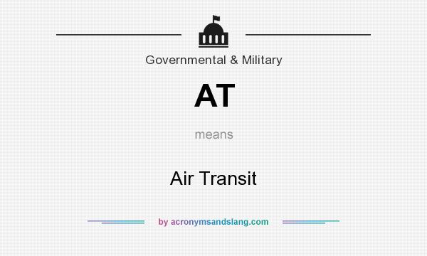 What does AT mean? It stands for Air Transit