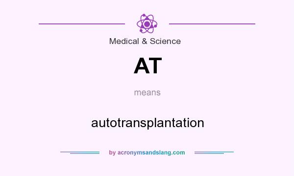 What does AT mean? It stands for autotransplantation
