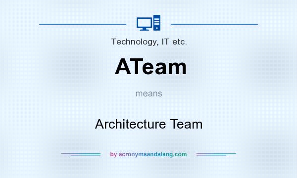 What does ATeam mean? It stands for Architecture Team