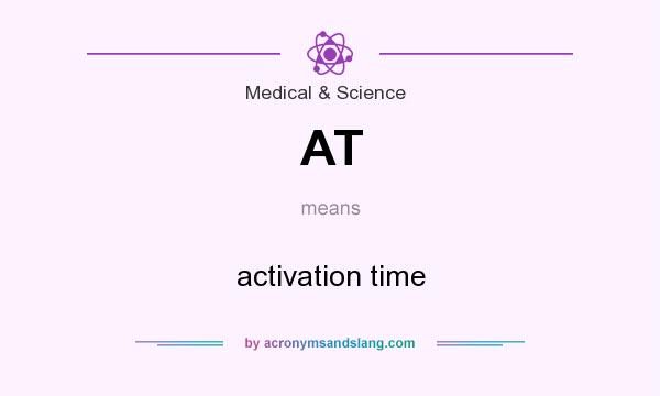 What does AT mean? It stands for activation time
