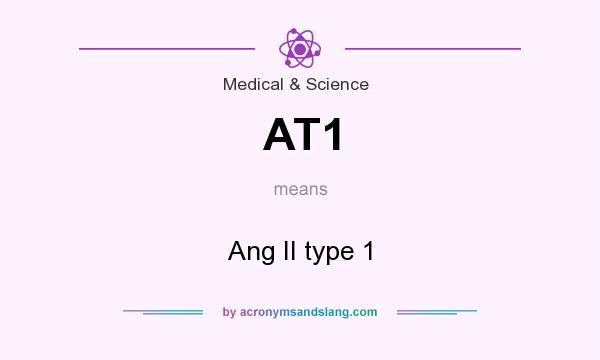 What does AT1 mean? It stands for Ang II type 1