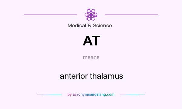 What does AT mean? It stands for anterior thalamus