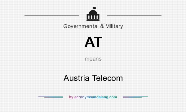 What does AT mean? It stands for Austria Telecom