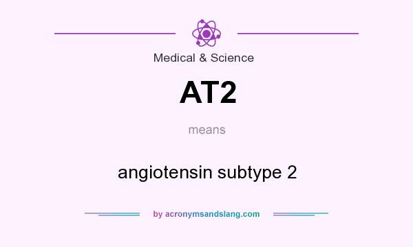 What does AT2 mean? It stands for angiotensin subtype 2