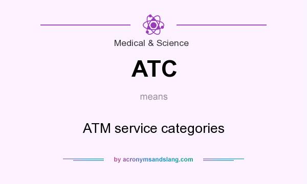 What does ATC mean? It stands for ATM service categories