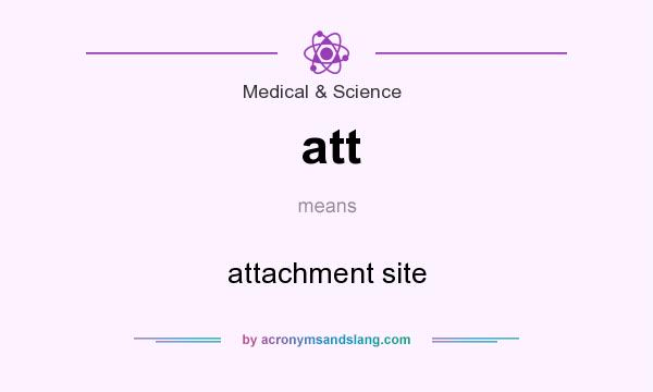 What does att mean? It stands for attachment site