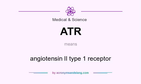 What does ATR mean? It stands for angiotensin II type 1 receptor