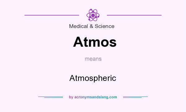 What does Atmos mean? It stands for Atmospheric
