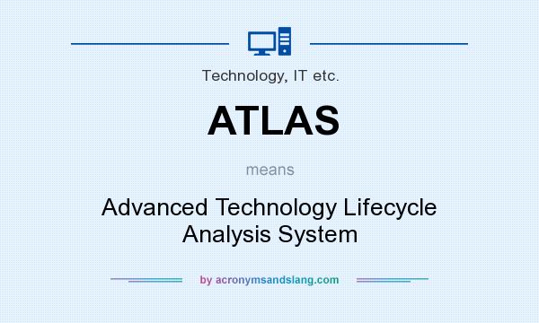 What does ATLAS mean? It stands for Advanced Technology Lifecycle Analysis System