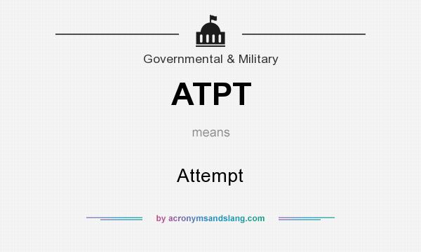 What does ATPT mean? It stands for Attempt