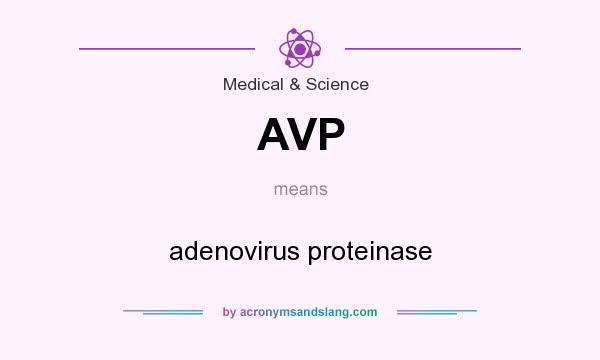 What does AVP mean? It stands for adenovirus proteinase