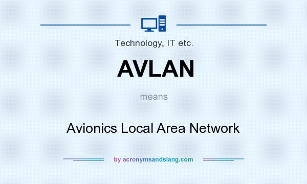 What does AVLAN mean? It stands for Avionics Local Area Network
