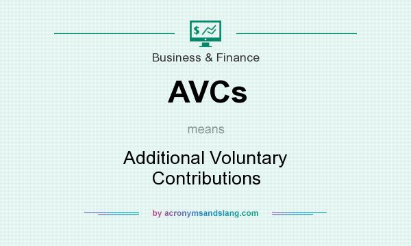 What does AVCs mean? It stands for Additional Voluntary Contributions