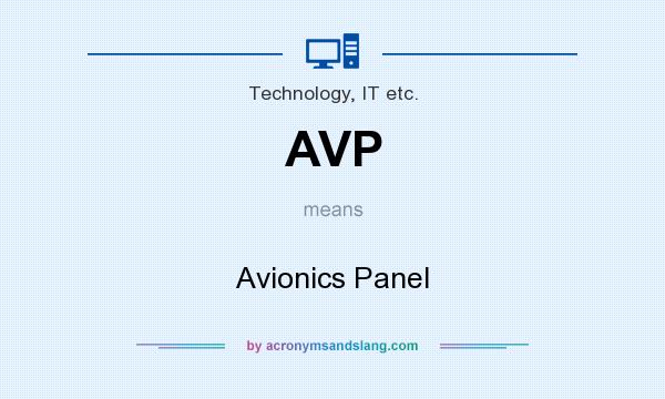 What does AVP mean? It stands for Avionics Panel