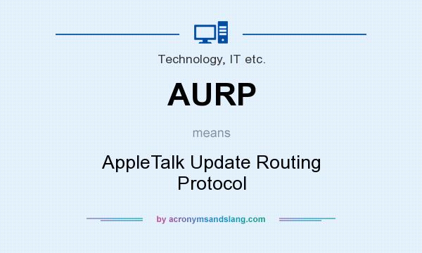 What does AURP mean? It stands for AppleTalk Update Routing Protocol