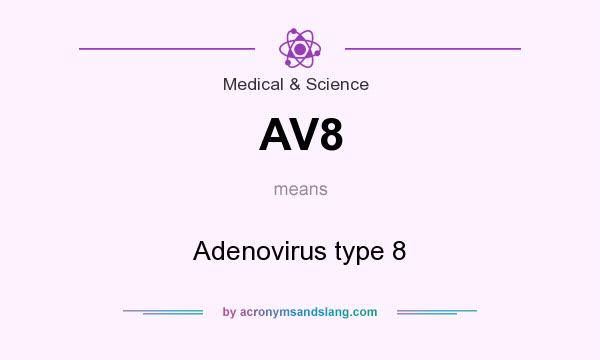 What does AV8 mean? It stands for Adenovirus type 8