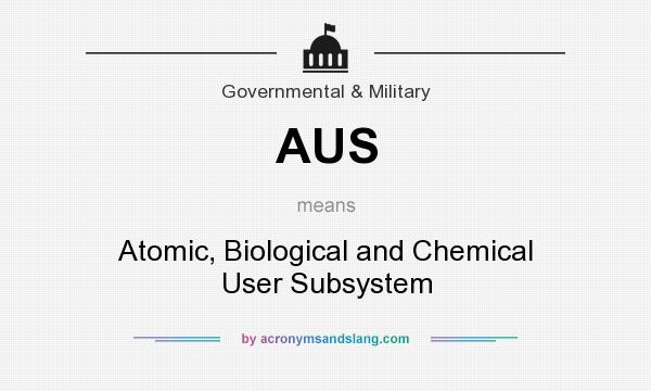 What does AUS mean? It stands for Atomic, Biological and Chemical User Subsystem
