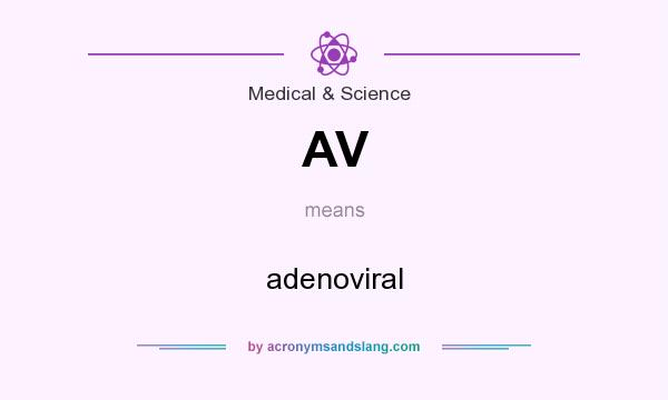 What does AV mean? It stands for adenoviral