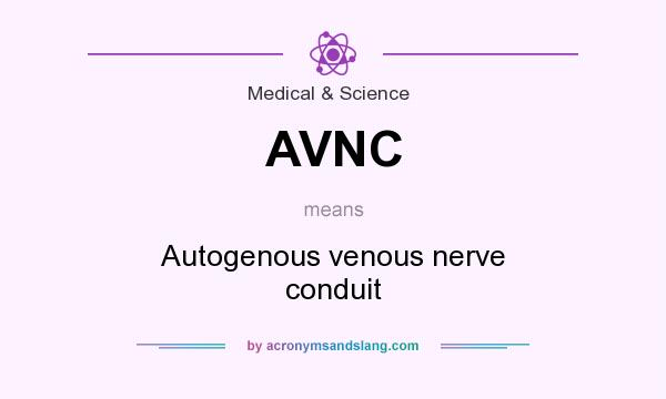 What does AVNC mean? It stands for Autogenous venous nerve conduit