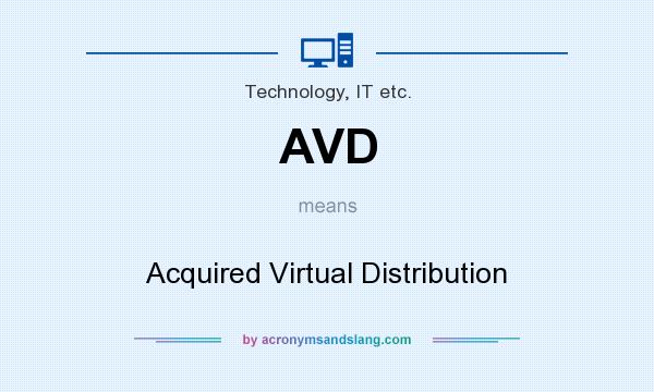 What does AVD mean? It stands for Acquired Virtual Distribution
