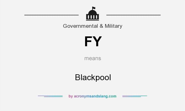 What does FY mean? It stands for Blackpool