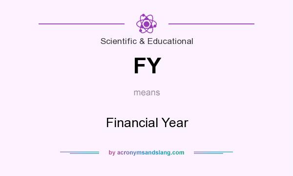 What does FY mean? It stands for Financial Year