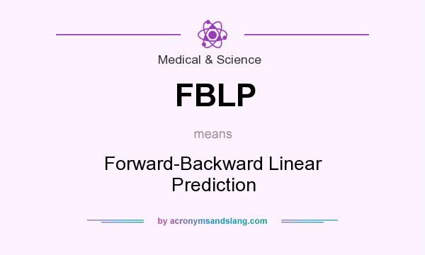 What does FBLP mean? It stands for Forward-Backward Linear Prediction