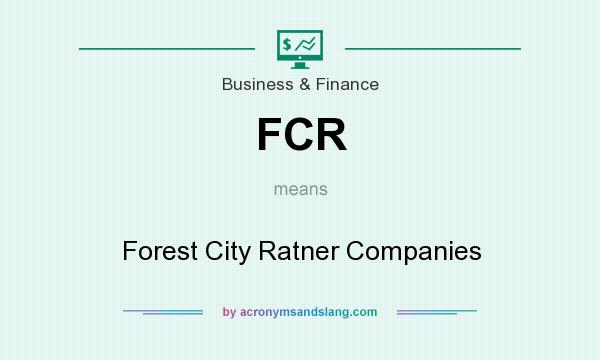 What does FCR mean? It stands for Forest City Ratner Companies