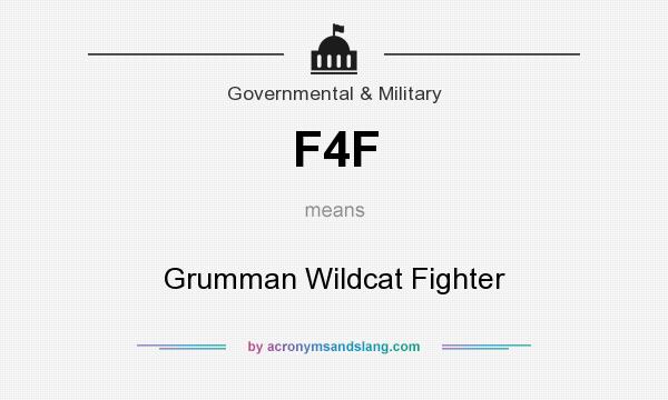What does F4F mean? It stands for Grumman Wildcat Fighter