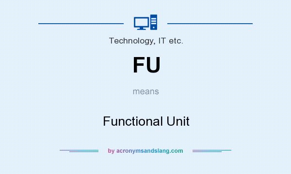 What does FU mean? It stands for Functional Unit