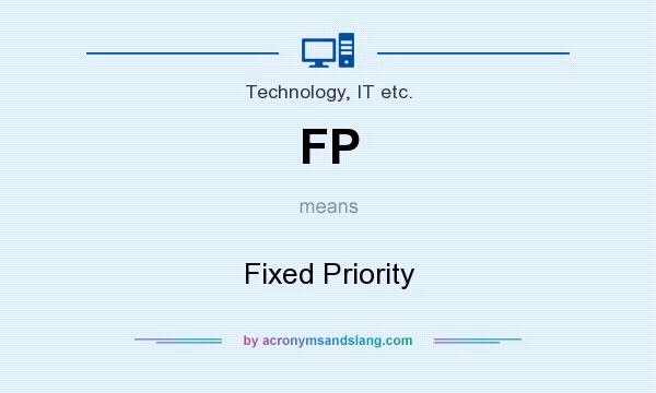 What does FP mean? It stands for Fixed Priority