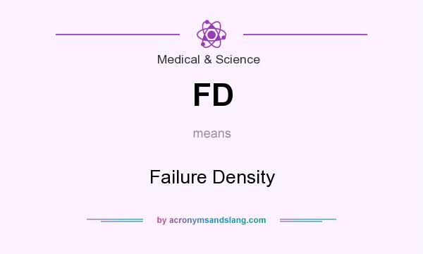 What does FD mean? It stands for Failure Density
