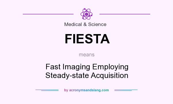 What does FIESTA mean? It stands for Fast Imaging Employing Steady-state Acquisition