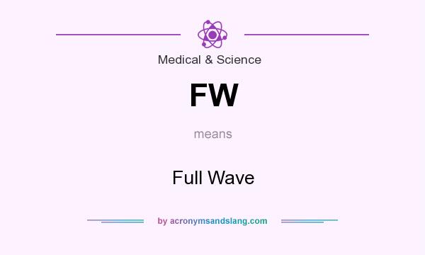 What does FW mean? It stands for Full Wave