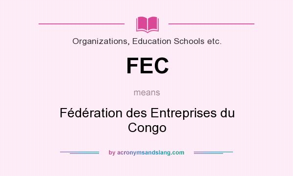 What does FEC mean? It stands for Fédération des Entreprises du Congo