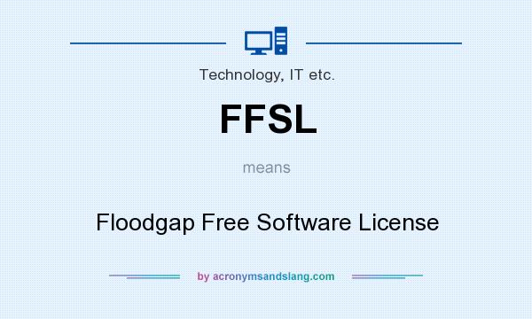 What does FFSL mean? It stands for Floodgap Free Software License