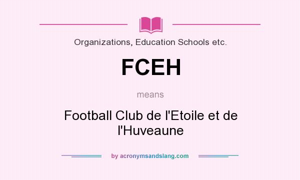 What does FCEH mean? It stands for Football Club de l`Etoile et de l`Huveaune