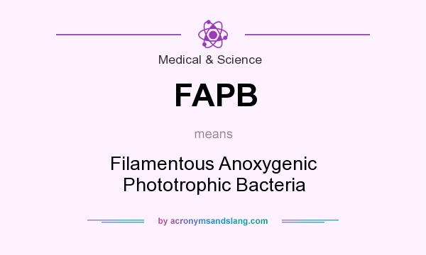 What does FAPB mean? It stands for Filamentous Anoxygenic Phototrophic Bacteria