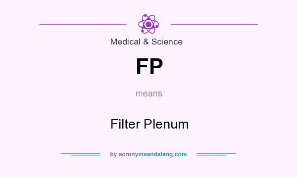 What does FP mean? It stands for Filter Plenum