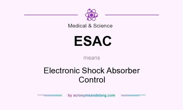 What does ESAC mean? It stands for Electronic Shock Absorber Control